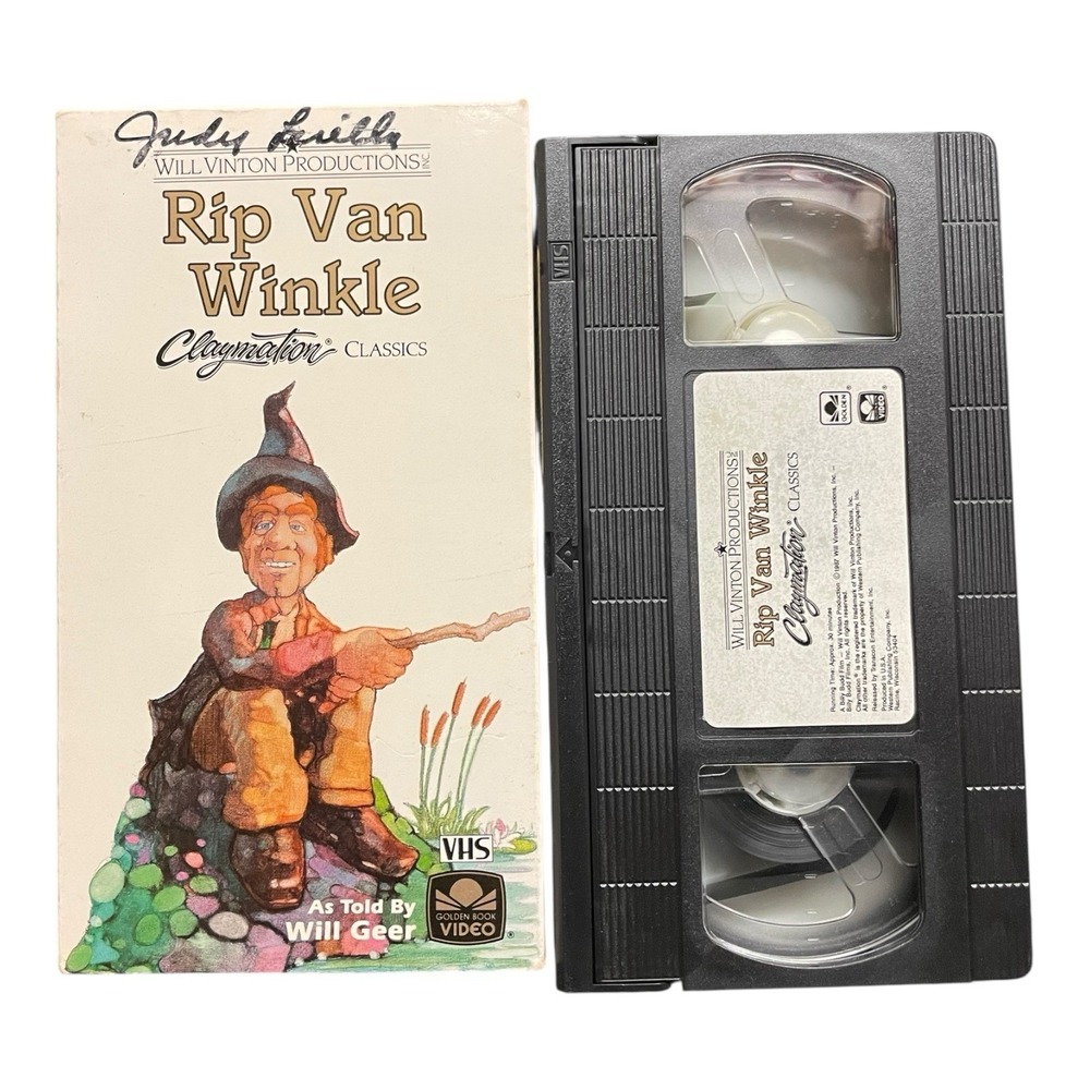 Rip Van Winkle VHS 1990 Golden Books Video